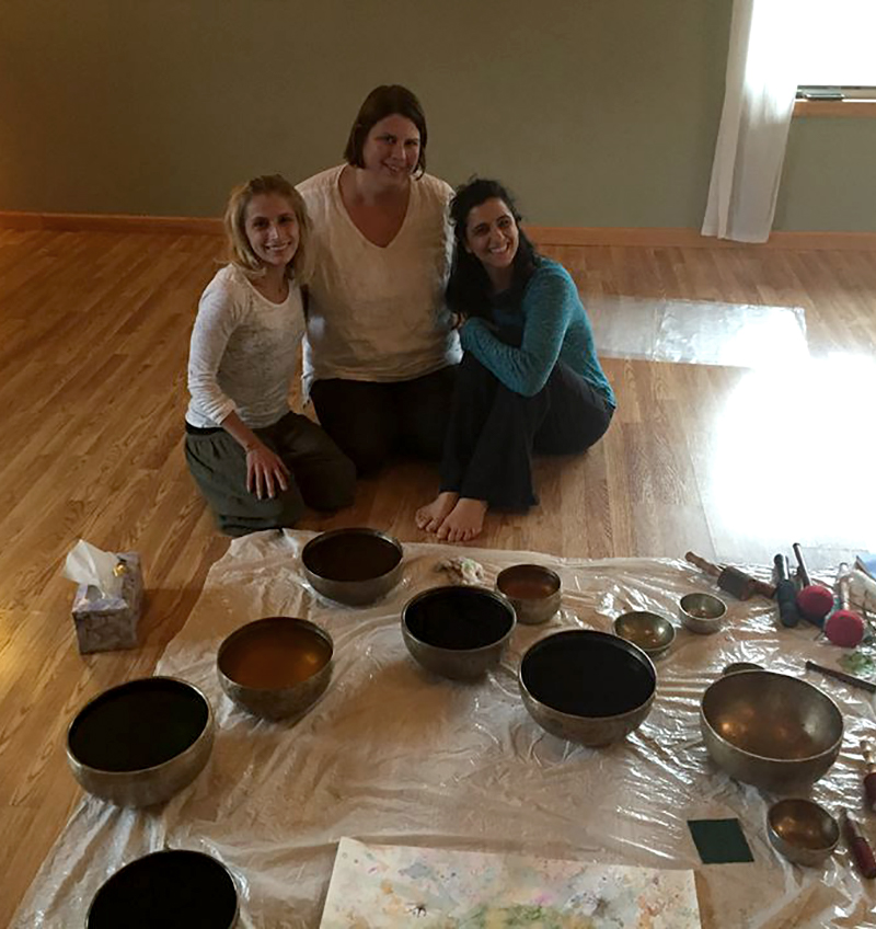 Kathy Hamer, Singing Bowls Painting Workshop